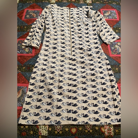 Boden 🦢🦢Amber Dress in Swan Corduroy Size 8L - Picture 7 of 9